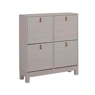 Danish Style Shoe Rack Lous, 95cm, Grey - Shoe Rack