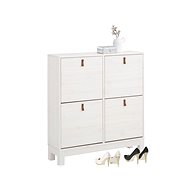 Danish Style Shoe Rack Lous, 95cm, White - Shoe Rack