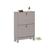 Danish Style Shoe Lous, 95cm, Grey - Shoe Rack