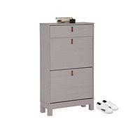 Danish Style Lous Shoe Rack, 110cm, Grey - Shoe Rack