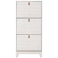 Danish Style Lous Shoe Rack, 140cm, White - Shoe Rack