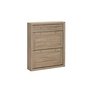 Danish Style Shoe Rack Janis, 100cm, Oak - Shoe Rack