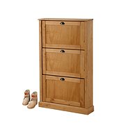Danish Style Shoe Gulan, 130cm, Beech - Shoe Rack