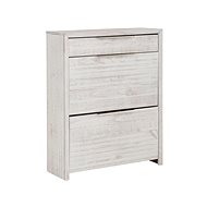 Danish Style Rike Shoe Rack, 103cm, White - Shoe Rack