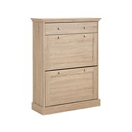 Danish Style Shoe Rack Brussels, 104cm, Oak - Shoe Rack