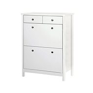 Danish Style Shoe Rack Tange, 106cm, White - Shoe Rack