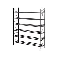 Danish Style Dion Shoe Rack, 120cm, Black - Shoe Rack