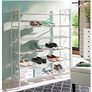 Danish Style Shoe Rack Dion, 120cm, White - Shoe Rack