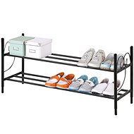Danish Style Dion Shoe Rack, 100cm, Black - Shoe Rack