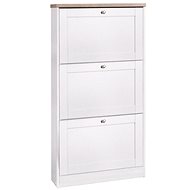 Danish Style Hektor Shoe Rack, 130cm, White - Shoe Rack