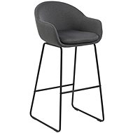 Bar stool Melina (SET 2 pcs), dark grey - Bar Stool