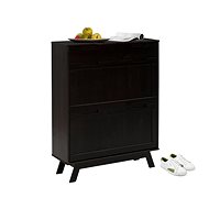 Danish Style Ohaia Shoe Rack, 110cm, Brown - Shoe Rack