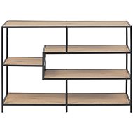 Seashell Shelf/Bookcase with 3 Shelves, 114cm, Oak - Shelving Unit