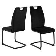 Design Scandinavia Jídelní židle Ulla (SET 2 ks), černá - Jídelní židle