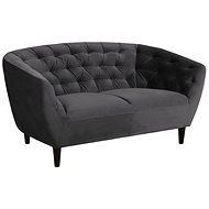2-seater sofa Megan, 150 cm, dark gray - Couch