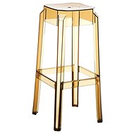 Bar chair Logre transparent, amber - Bar Stool