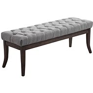 Farao Bench with Wooden Base, 120cm, Dark Base Grey - Bench