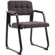 Conference chair with armrests Landet textile dark gray - Conference Chair 