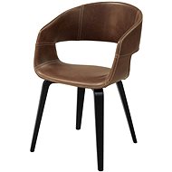 Kimberly Dining Chair (SET 2 pcs), Black/Brown - Dining Chair