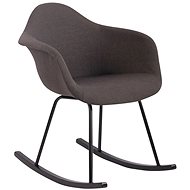 Gladje Textile Rocking Chair, Dark Grey - Armchair
