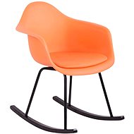 Gladje Plastic Rocking Chair, Orange - Armchair