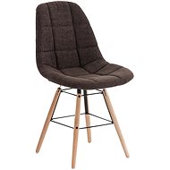 Dining chair Toronto textile brown - Dining Chair