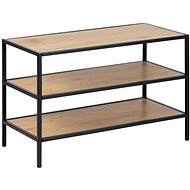 Shoe Rack with 3 Shelves Seashell, 77cm, Oak - Shoe Rack