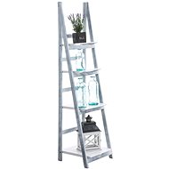 Talma Shelf, 153cm, White / Grey - Shelving Unit