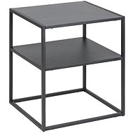 Metal bedside table Lyfte, 45 cm, black - Night Stand