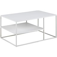 Lyfte Metal Coffee Table, 90cm, White - Coffee Table