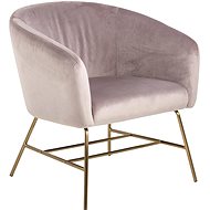 Rosina Armchair with Brass Base - Armchair
