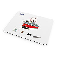 Transport World Mouse pad, tram T2 - Mouse Pad