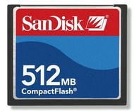 SanDisk Compact Flash 512MB - Memory Card