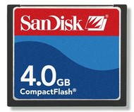 SanDisk Compact Flash 4GB - Memory Card