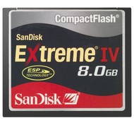 SanDisk Extreme IV CompactFlash 8GB UDMA - Memory Card