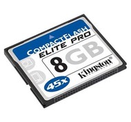 Paměťová karta Kingston Compact Flash 8GB ElitePro  - Memory Card