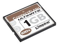 Kingston Compact Flash 1GB Ultimate 100x - Memory Card