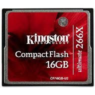 Kingston Compact Flash 16GB 266x Ultimate - Pamäťová karta