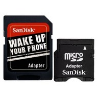 SanDisk microSD/SDHC adapter pack - Adapter