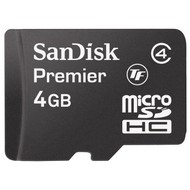 Micro Secure Digital 4GB SDHC - Memory Card