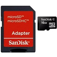 SanDisk Micro SDHC Class 16 GB Mobile Photo 4 + SD-Adapter - Speicherkarte