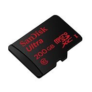 SanDisk MicroSDXC 200 Gigabyte Ultra Class 10 UHS-I + SD-Adapter - Speicherkarte
