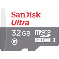 SanDisk Micro SDHC 32GB Ultra Android Class 10 UHS-I + SD adaptér - Memory Card