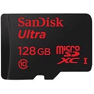 SanDisk Micro SDXC 128GB Ultra Class 10 UHS-I + SD adaptér - Memory Card