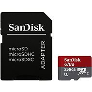 SanDisk Micro SDXC 256GB Ultra Android Class 10 UHS-I + SD Adapter - Speicherkarte