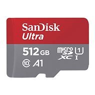 SanDisk MicroSDXC 512GB Ultra A1 UHS-I U1 + SD adaptér - Pamäťová karta