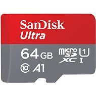 SanDisk MicroSDXC Ultra 64GB + SD adapter - Memory Card