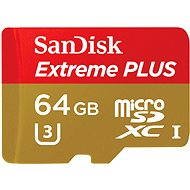  SanDisk Extreme 64 GB Micro SDXC Class 10 UHS-I + SD Adapter  - Memory Card