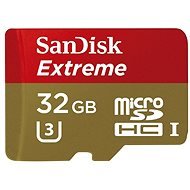  SanDisk MicroSDHC 32 GB Extreme UHS Speed \u200b\u200bClass 3 UHS-I + SD Adapter GoPro Edition  - Memory Card