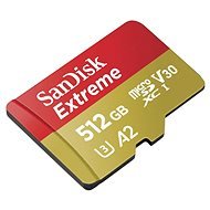 SanDisk MicroSDXC 512GB Extreme A2 UHS-I (V30) U3 + SD adaptér - Pamäťová karta